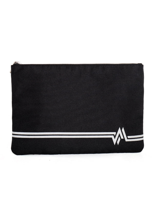 LOGOMARK PRINT ZIP POUCH (REFLECTIVE) - Ohnii Official Site
