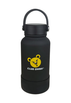 OHNII HAUGHTY BEAR WATER TUMBLER (BLACK & YELLOW)