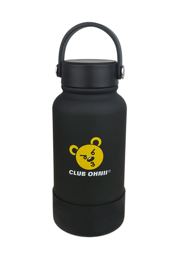OHNII HAUGHTY BEAR WATER TUMBLER (BLACK & YELLOW)