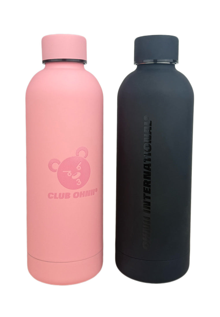 OHNII HAUGHTY BEAR SMALL WATER TUMBLER (PINK)