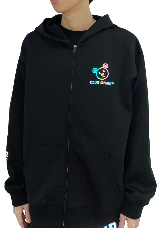 RAINBOW REFLECTIVE BROKE NOT BROKEN LANSI BEAR JACKET