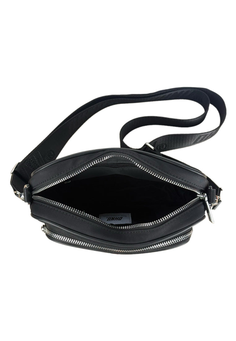 OHNII CLUB OHNII LOGO PRINT NYLON CROSSBODY BAG