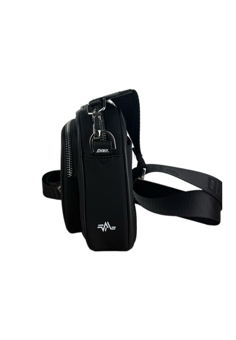 OHNII CLUB OHNII LOGO PRINT NYLON CROSSBODY BAG