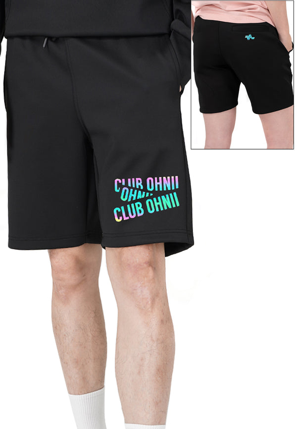 REPETITION RAINBOW CLUB OHNII LOGO SHORTS