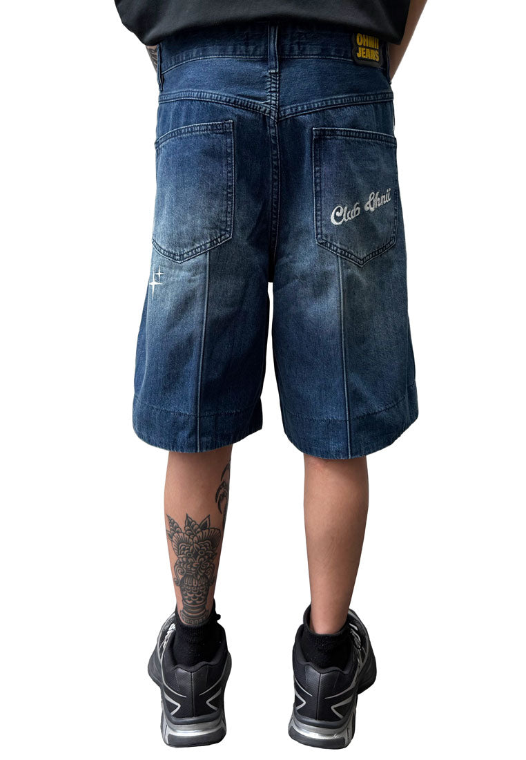 CLUB OHNII HAUGHTY BEAR STAR shorts in denim