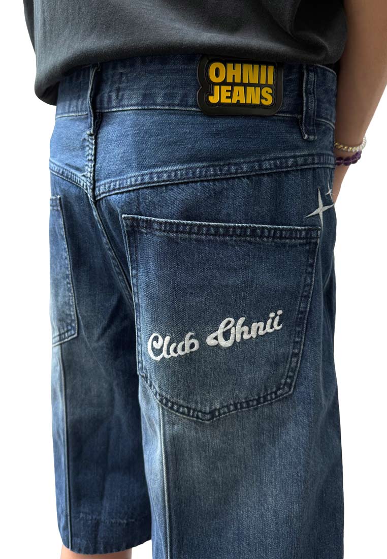 CLUB OHNII HAUGHTY BEAR STAR shorts in denim