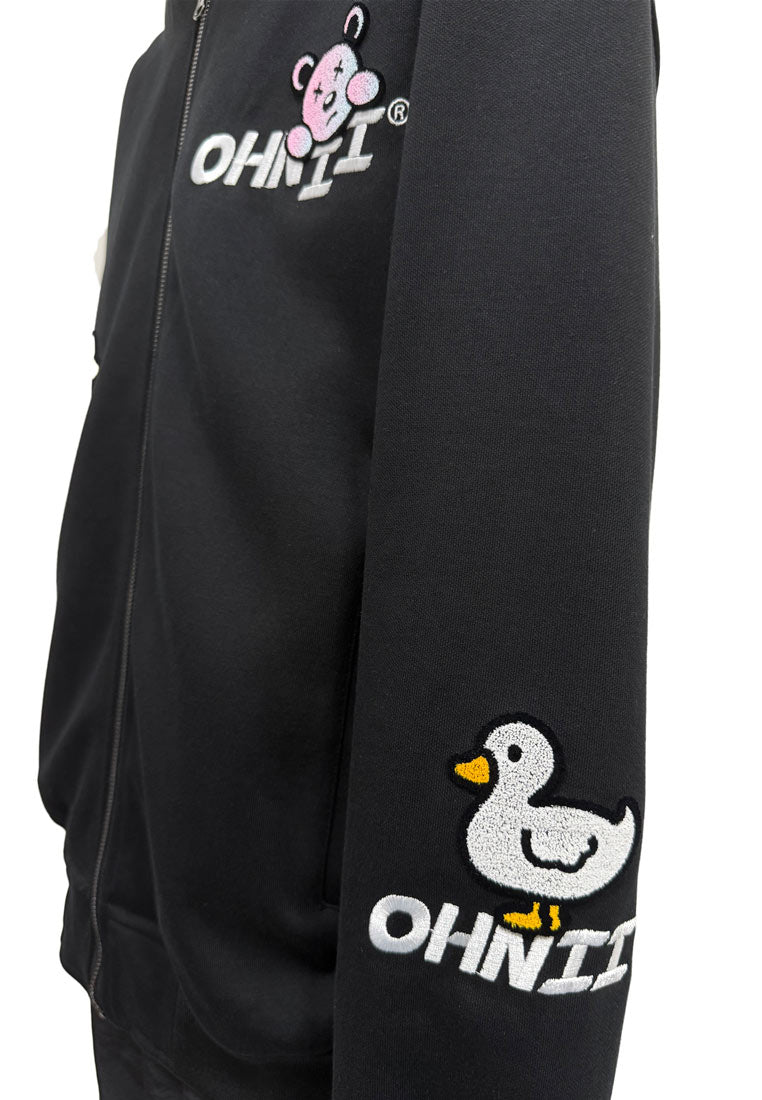 OVERSIZED DUCK HAUGHTY BEAR BASEBALL JACKET