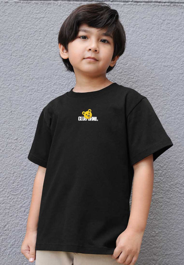 KIDS: TOY BLACK HAUGHTY BEAR KIDS TEE