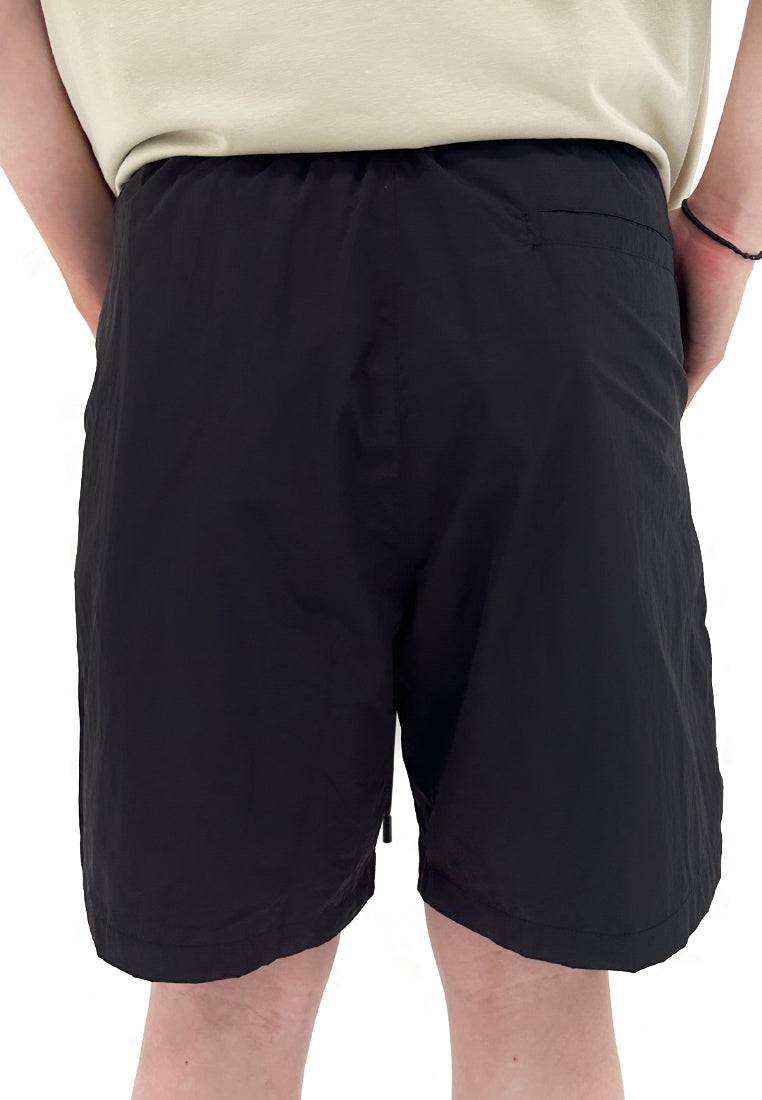EMBROIDERED BEAR CARGO (BLACK) PANTS