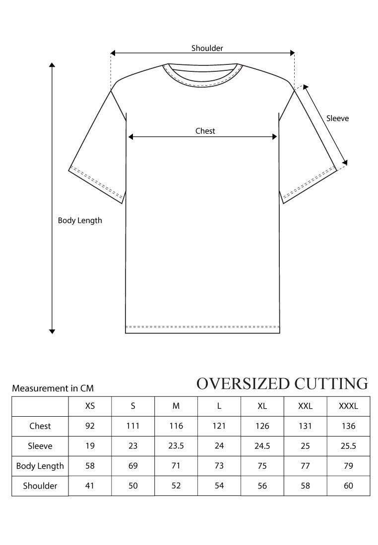 OVERSIZED HEAT-SENSITIVE EMBROIDERY IMPERFECT CREATURE FULL BEAR(BLACK) COTTON JERSEY TSHIRT