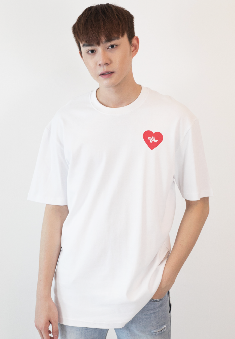 OVERSIZED SUNDAE F0R TWO PRINT COTTON JERSEY TSHIRT - Ohnii Official Site