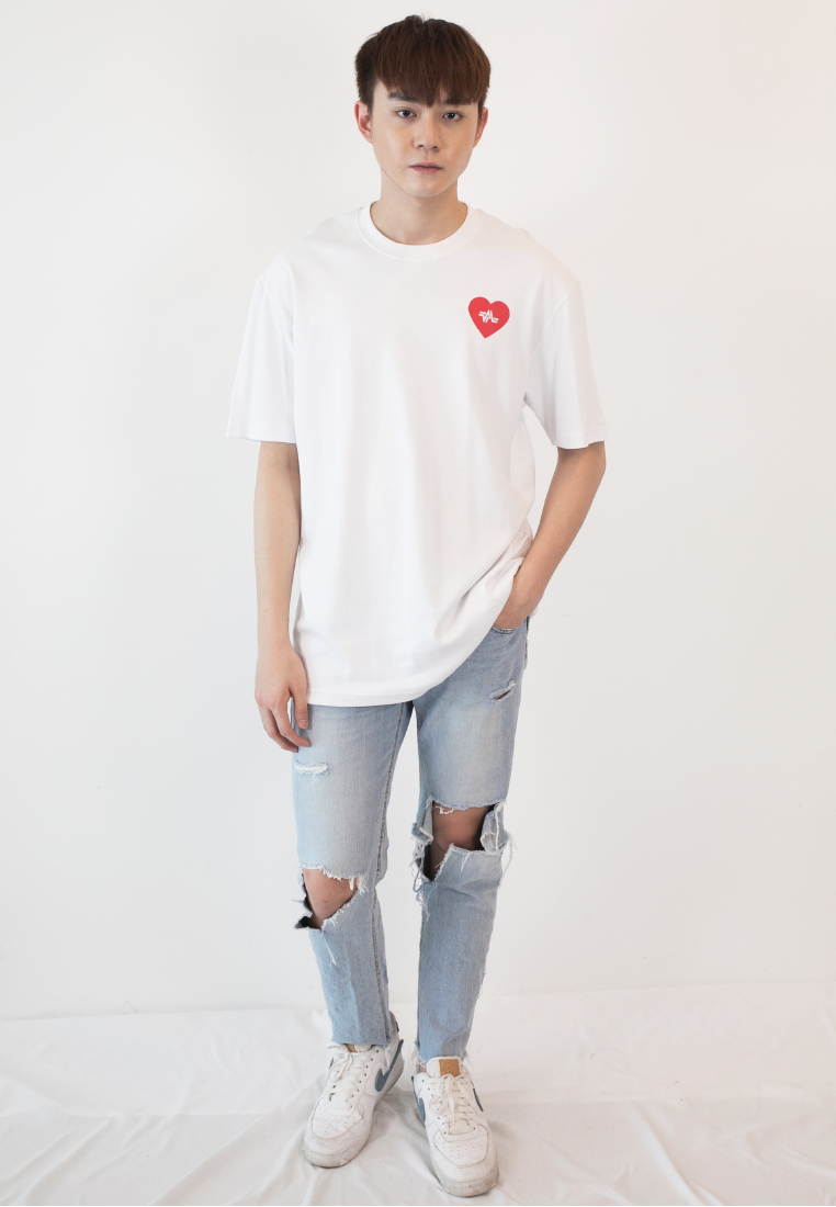 OVERSIZED SUNDAE F0R TWO PRINT COTTON JERSEY TSHIRT - Ohnii Official Site