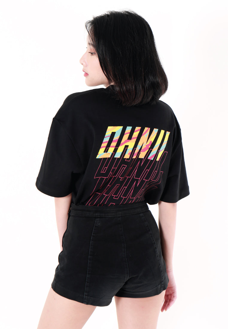 OVERSIZED CAMO REPETITION PRINT COTTON JERSEY T-SHIRT - Ohnii Official Site