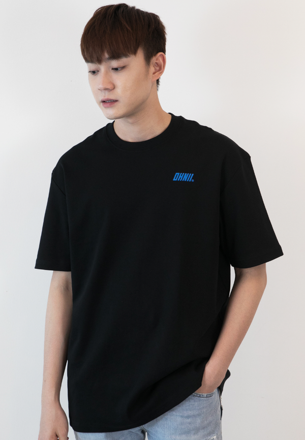 OVERSIZED BREAKTHERULES PRINT COTTON JERSEY TSHIRT - Ohnii Official Site