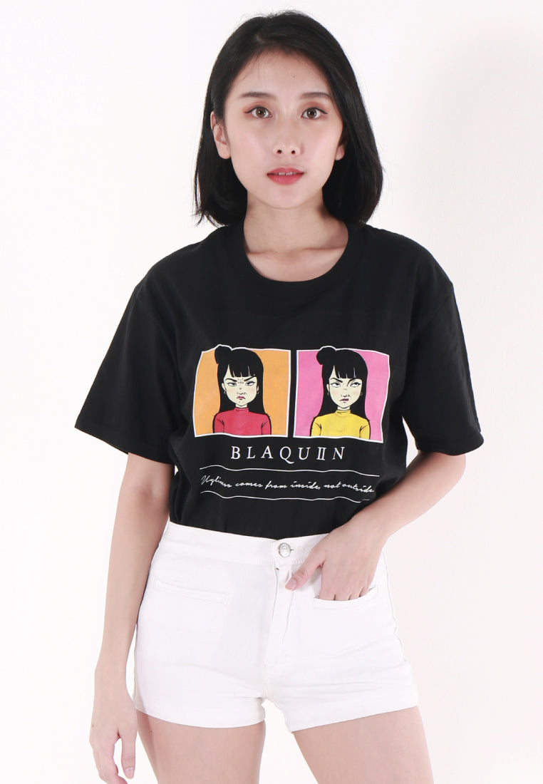 BLAQUIIN GRIMACE GRAPHIC TEE - Ohnii Official Site
