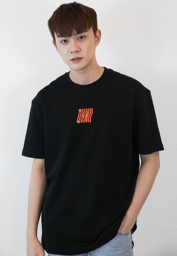 OVERSIZED DAREDEVIL PRINT COTTON JERSEY TSHIRT - Ohnii Official Site