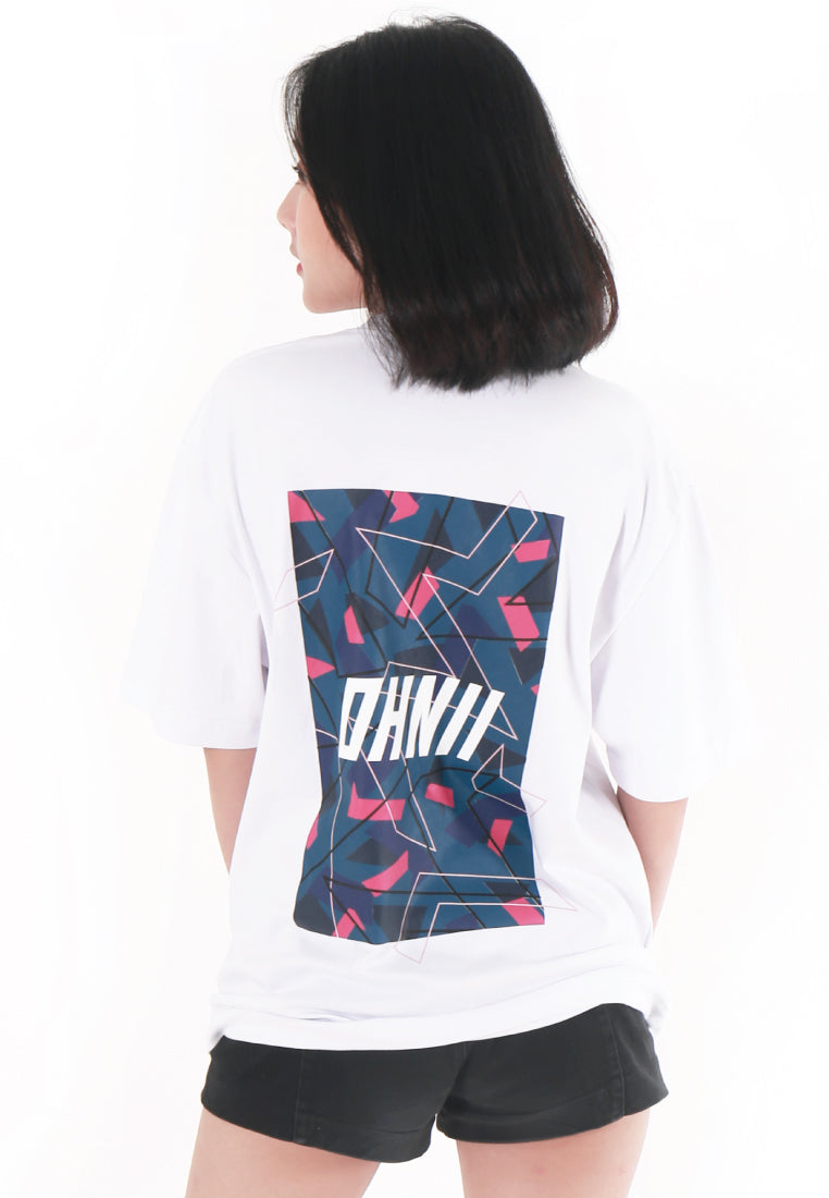 OVERSIZED LOGO CAMO PRINT COTTON JERSEY T-SHIRT (WHITE) - Ohnii Official Site