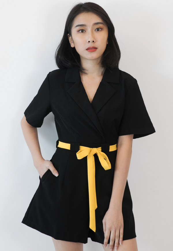 BLAQUIIN Customade Tailored Highwaisted Women Playsuit - Ohnii Official Site