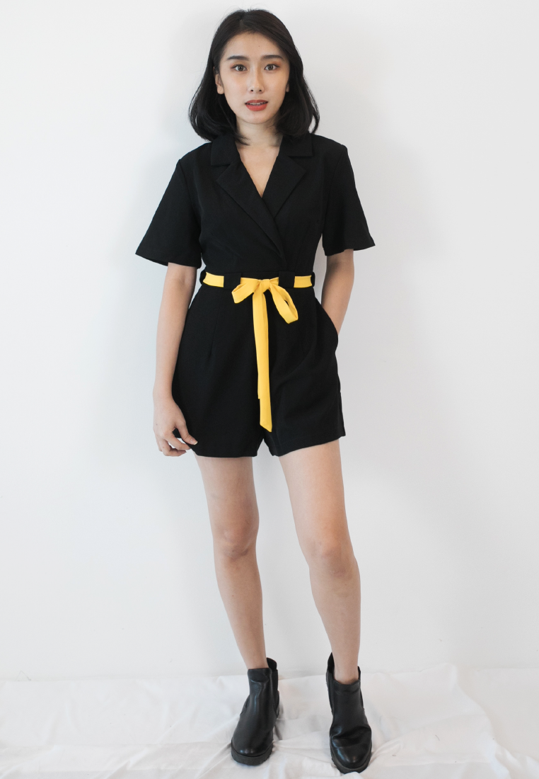 BLAQUIIN Customade Tailored Highwaisted Women Playsuit - Ohnii Official Site