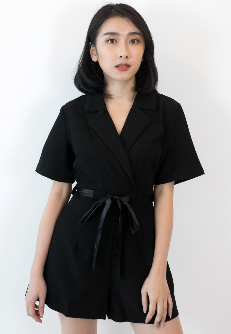 BLAQUIIN Customade Tailored Highwaisted Women Playsuit - Ohnii Official Site