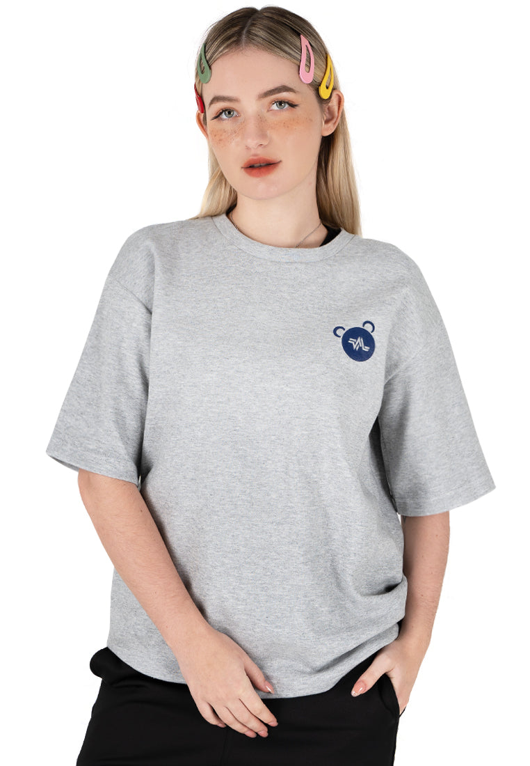 OVERSIZED MONOGRAM BEAR COTTON JERSEY TSHIRT