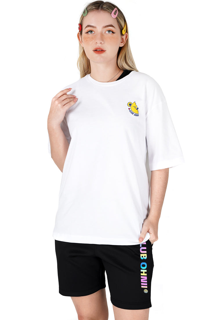 RAINBOW REFLECTIVE OHNII LOGO SHORTS