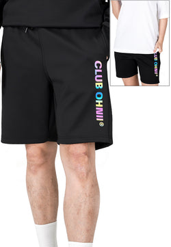 RAINBOW REFLECTIVE OHNII LOGO SHORTS