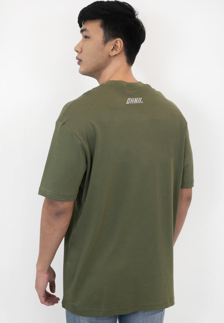 OVERSIZED SOCIAL DISTANCE COTTON JERSEY TSHIRT - Ohnii Official Site