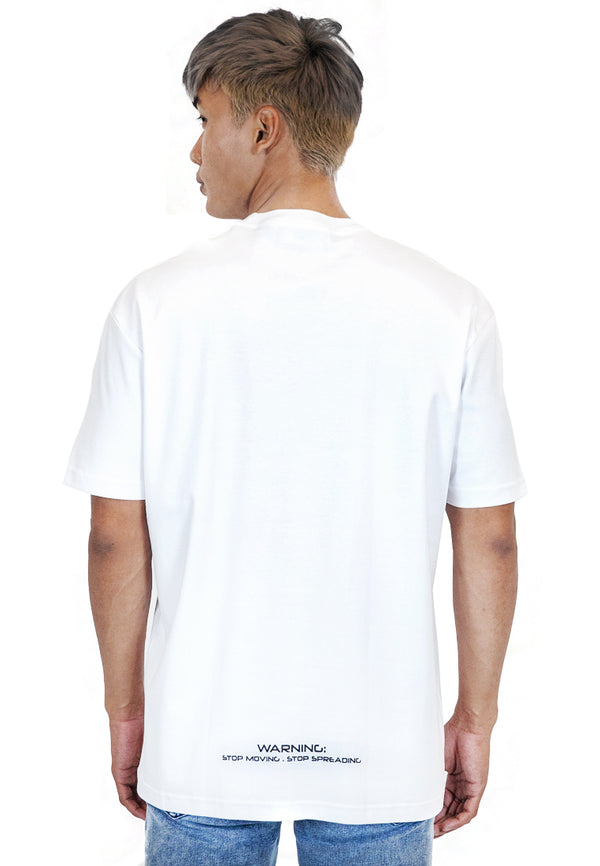 OVERSIZED VIRUS COTTON JERSEY TSHIRT freeshipping - Ohnii Official Site